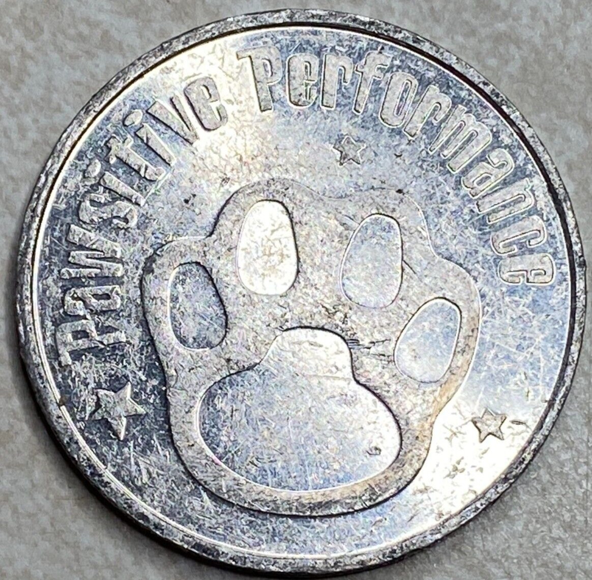 Pawsitive Performance Amusement Arcade trade Token T5637