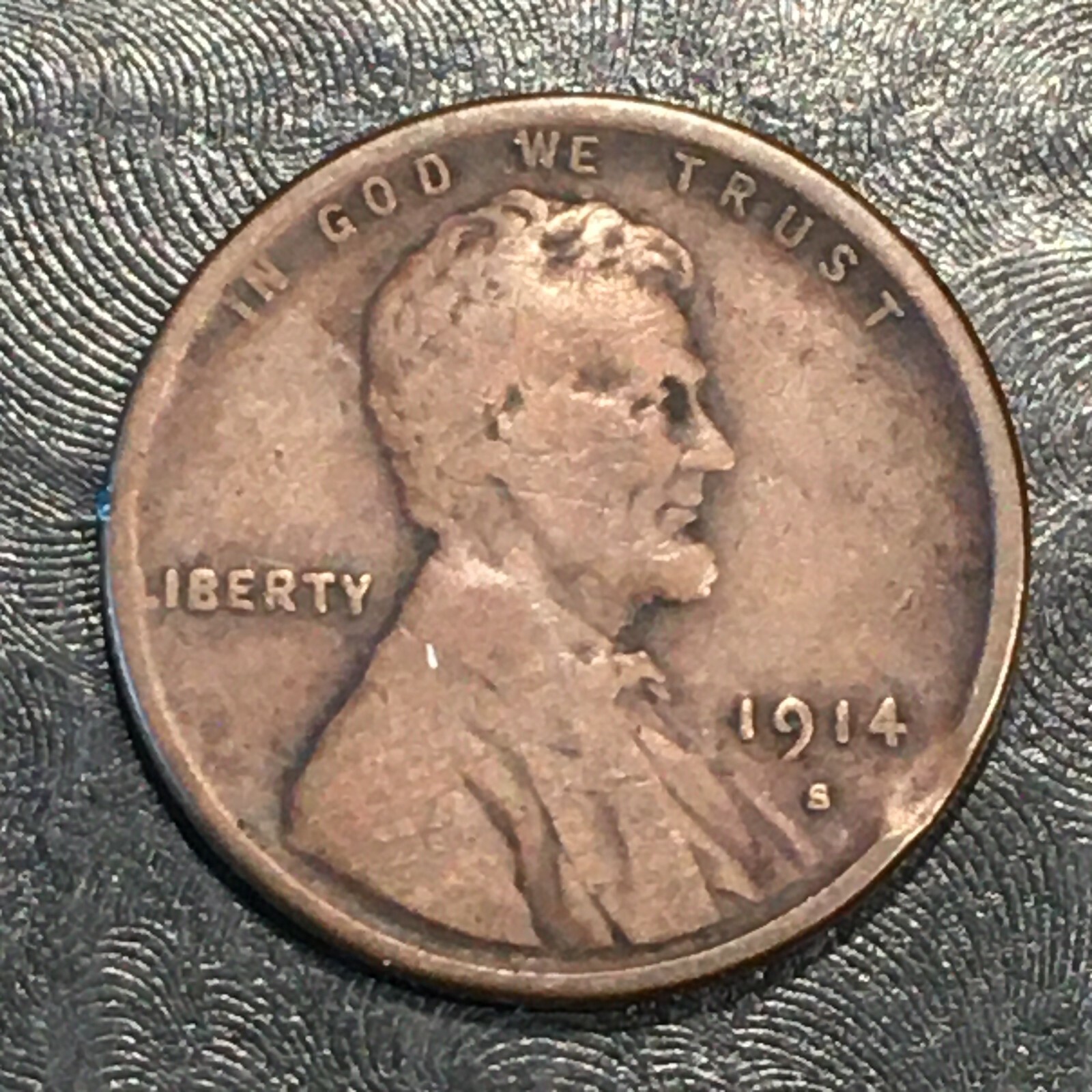 1914-S Lincoln Cent - High Quality Scans #K118