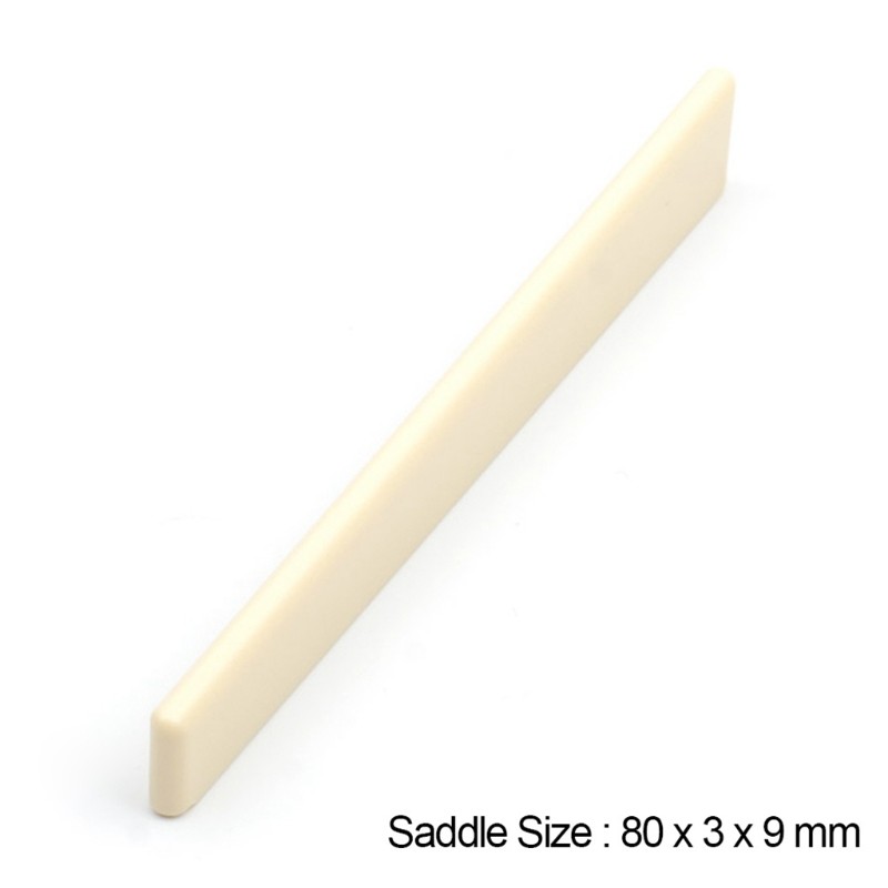 2PcsClassical Guitar Bone Nuts 52mm 6 String Slotted for Classical Guitar Parts