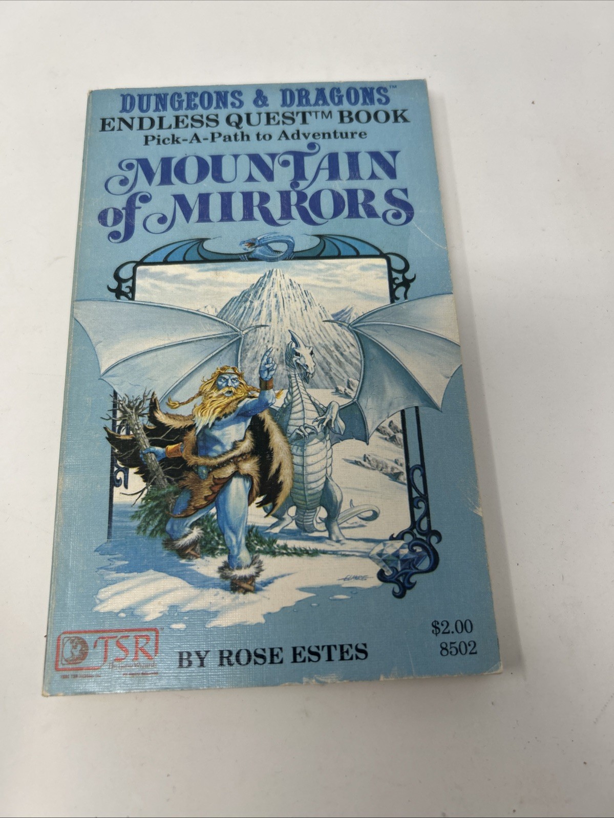 TSR Endless Quest Book Unnumbered Mountain of Mirrors 1982 Second Printing