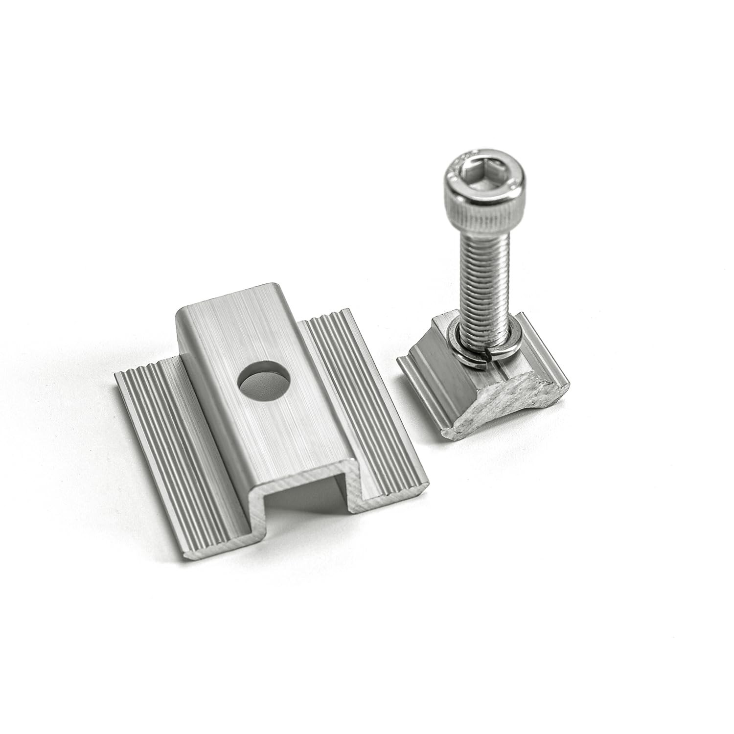 Solar Panel Mounting Brackets & Clamps Kit for Rooftop PV Modules