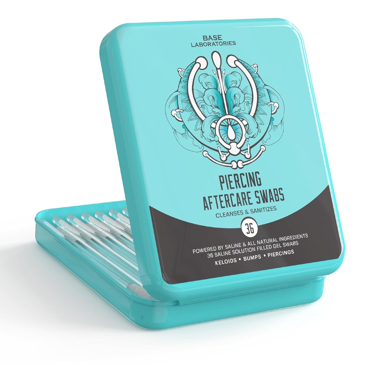 Base Labs Keloid Bump Removal Gel Swabs | Piercing Aftercare Gel Swabs