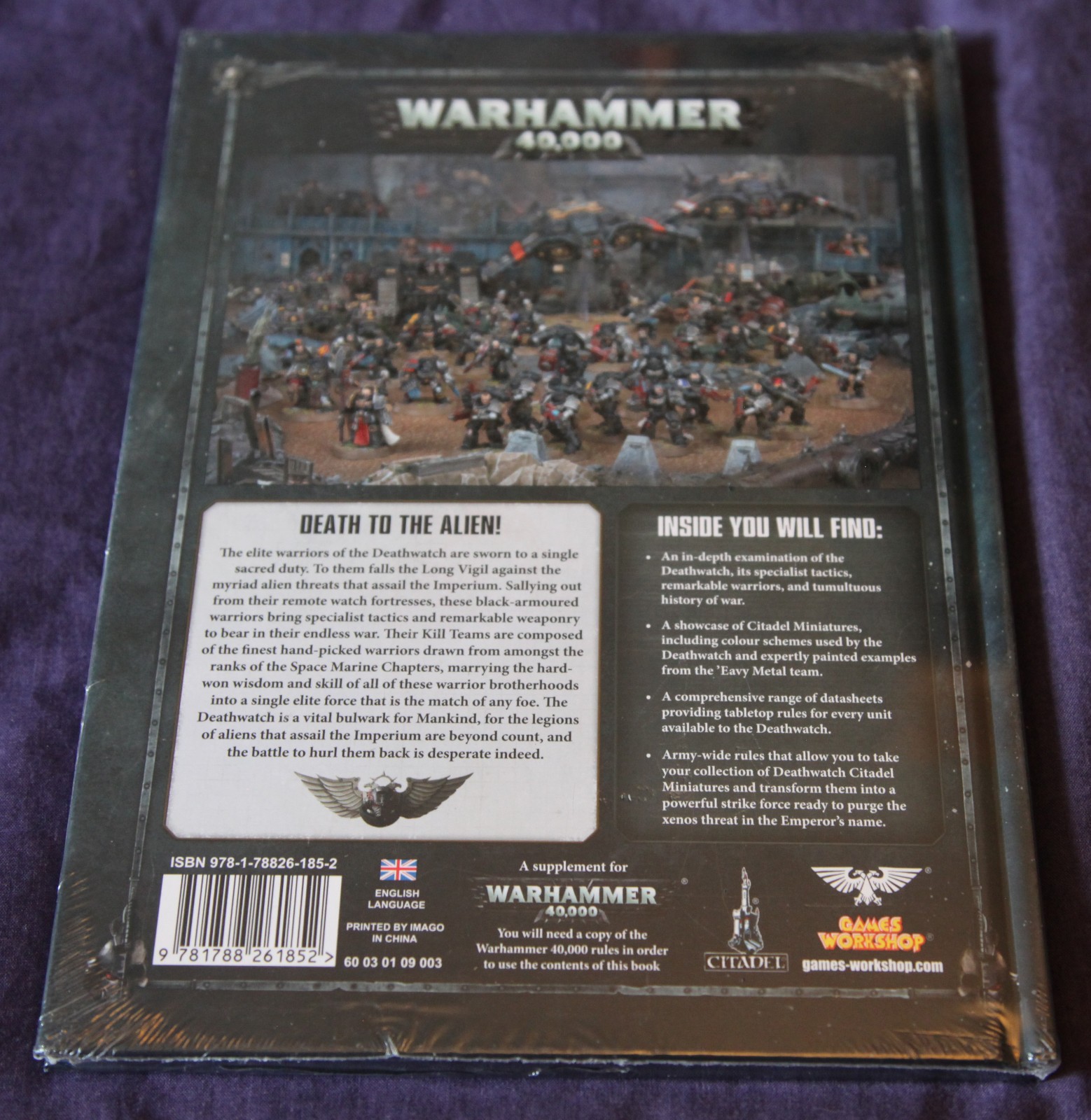 Warhammer 40k, Death Watch Codex, Army Book, Hardback, Sealed, Games Workshop