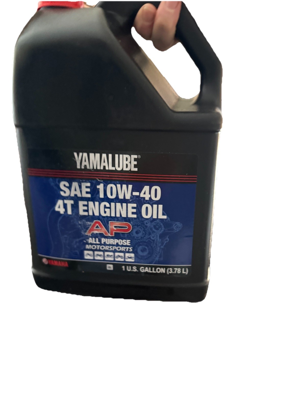 *Yamaha Yamalube 10W-40 All Purpose Engine Oil- 1 Gallon, #LUB-10W40-AP-04