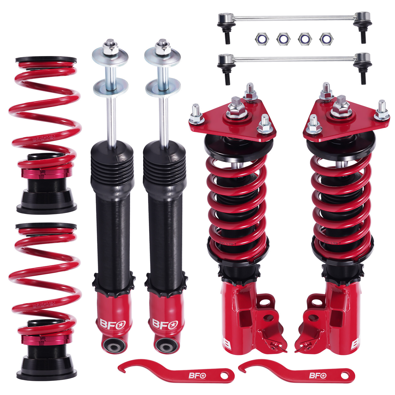 Adjustable Coilovers For Honda Civic 2012-2015 Suspension Shocks Springs Kit