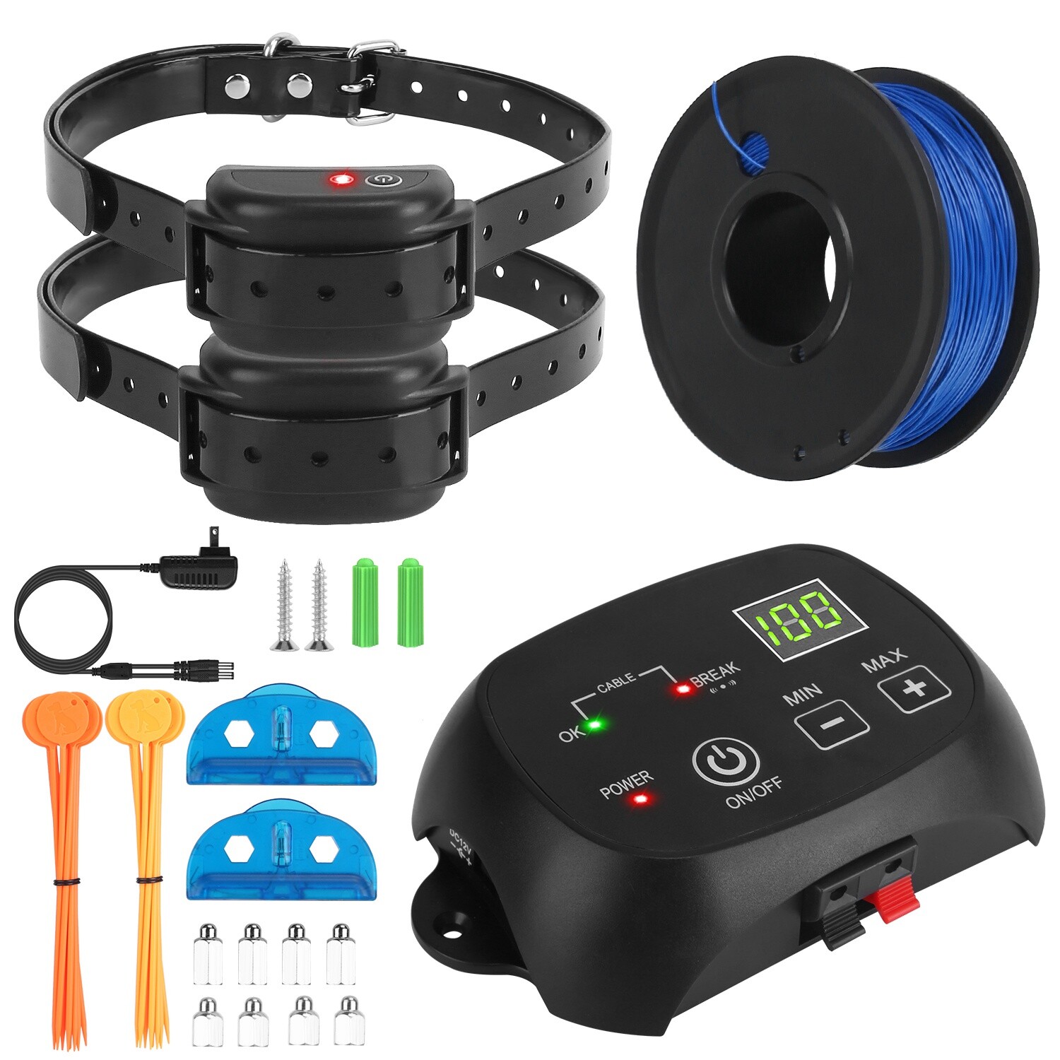 Dog Fence System Pet Containment System Rechargeable Underground Fence/Receiver