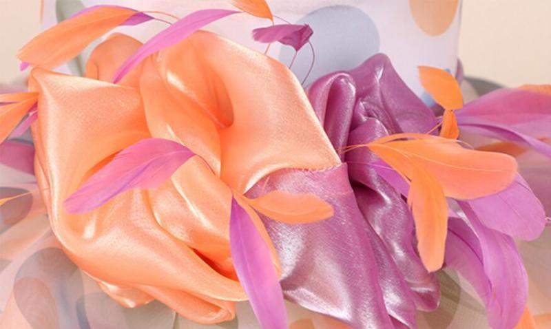 New Women's Kentucky Derby Church Wedding Noble Dress hat organza feather hat