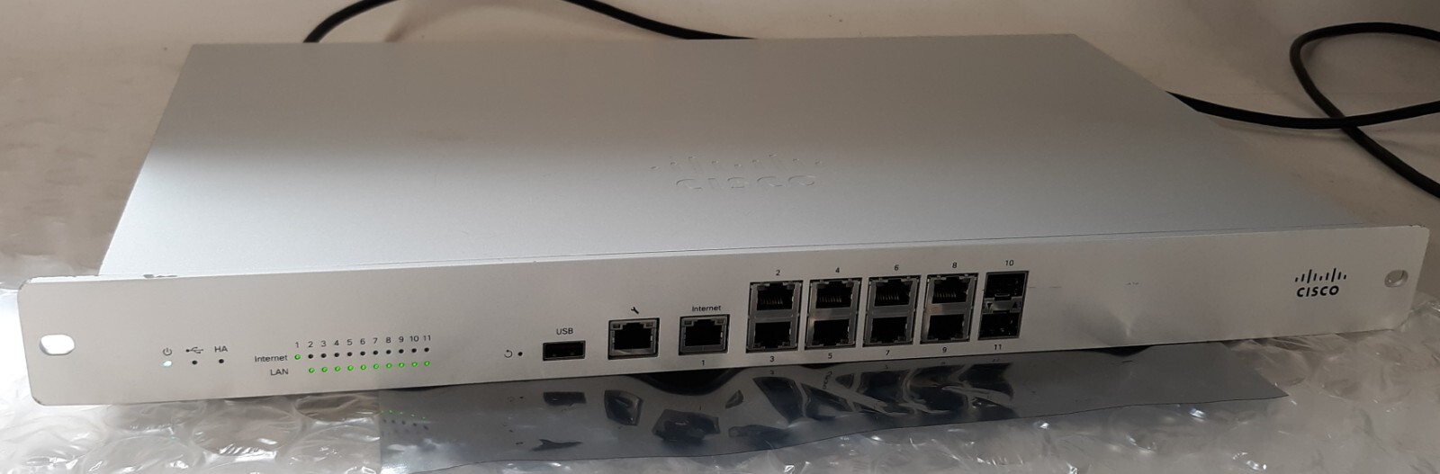 Cisco Meraki MX100-HW Security Appliance w/ Power Cord *CLAIMED*