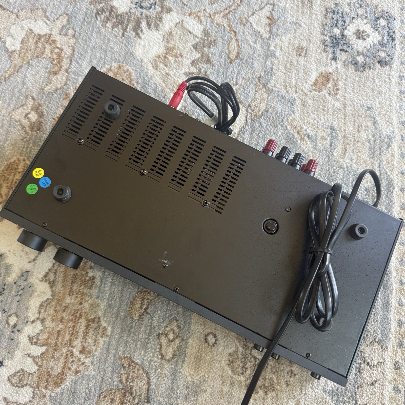 AudioSource AMP 100 Stereo Power Amplifier + Boost 800 Stereo Line Amp Tested