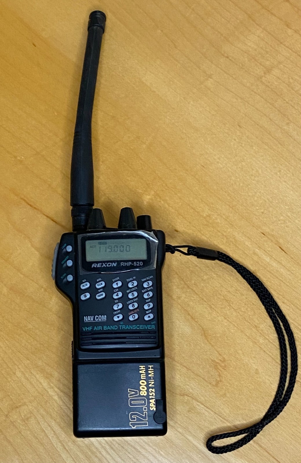 Rexon RHP-520 NAV COM AIRBAND TRANSCEIVER Like New