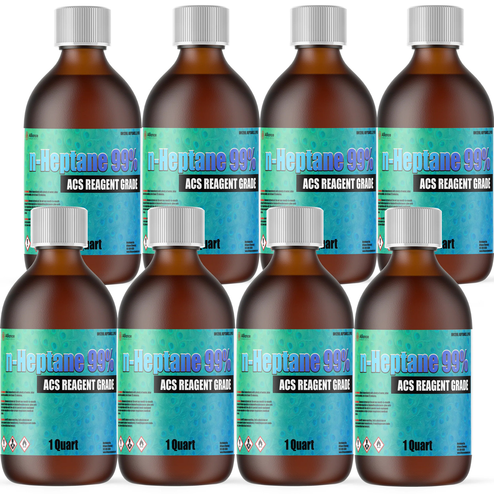 n-Heptane 99% ACS - 8 Liters