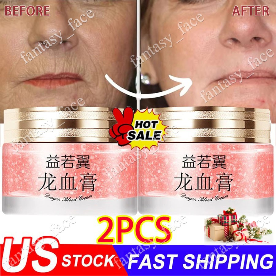 2PCS Dragons Blood Cream with Retinol and Placenta Rejuvenating Moisturizer ~NEW