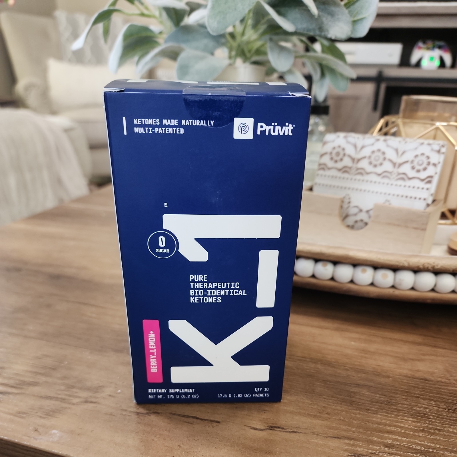 NEW K-1 Prüvit Ketones 10 Packets Charged  BERRY LEMON | Exp 2027