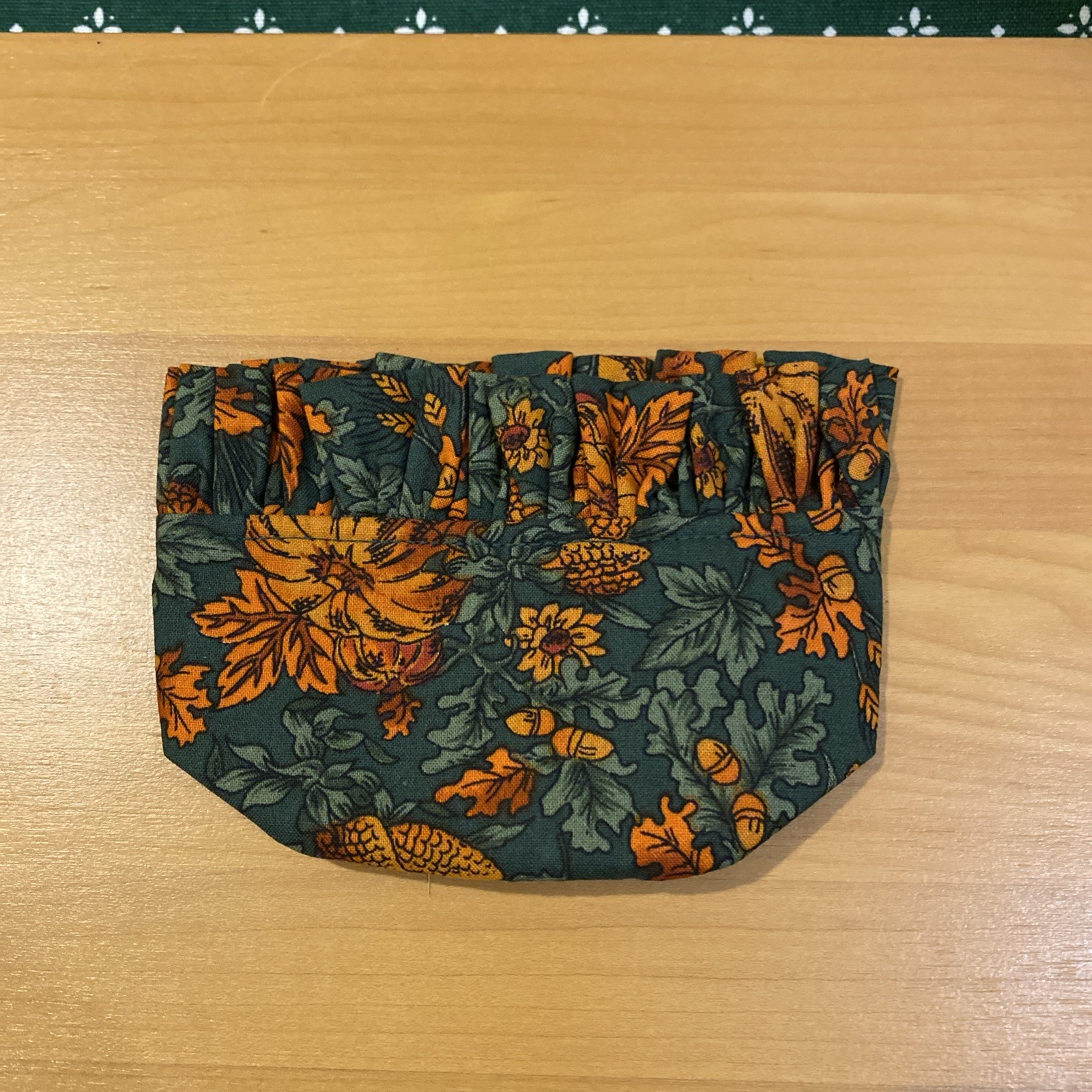 Longaberger Oregano Basket Homemade Fall Colors Liner