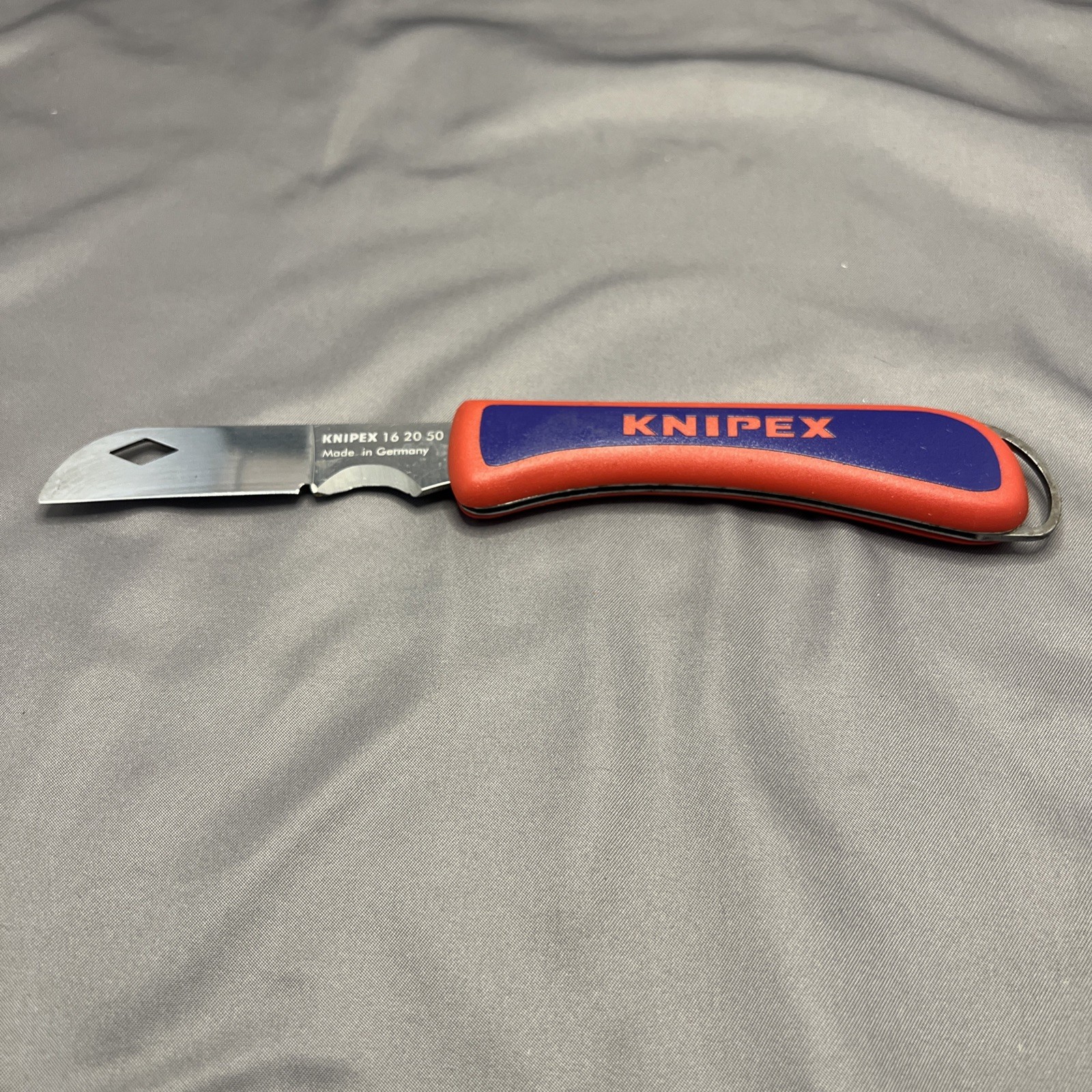 Knipex Electricians Folding Pocket Knife Cable Stripper 162050 Made in Germany