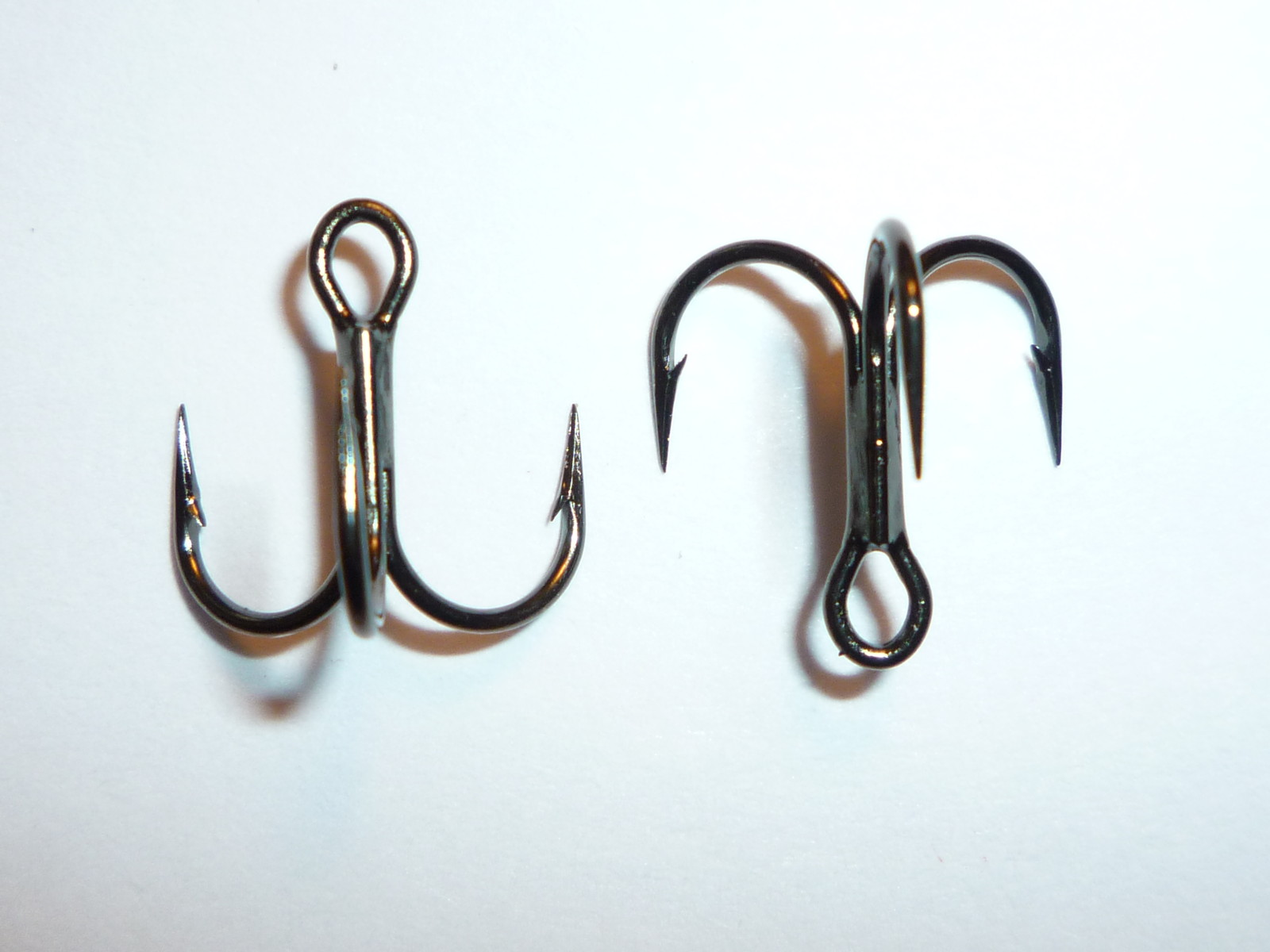 (25) VMC SHORT-SHANK 1X TREBLE HOOKS (SIZE 8) BLACK (9651BN) BULK 9651