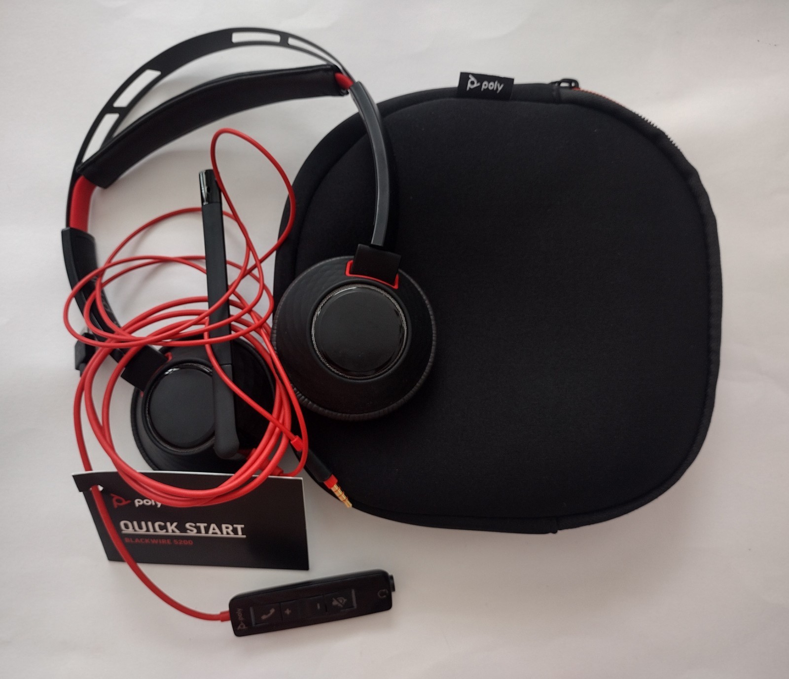 Brand New Poly Blackwire 5200 Headset