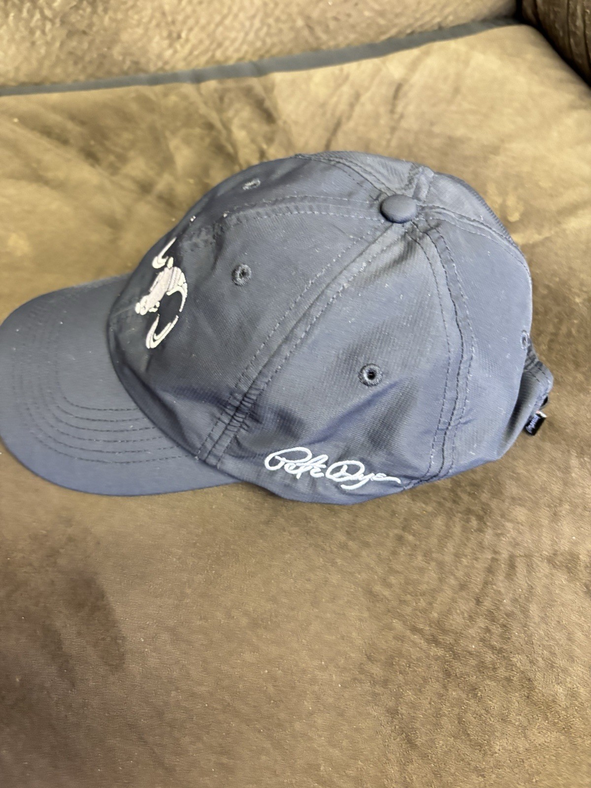 Shepherd’s Rock Golf Hat Adjustable Back Color Is Navy Blue