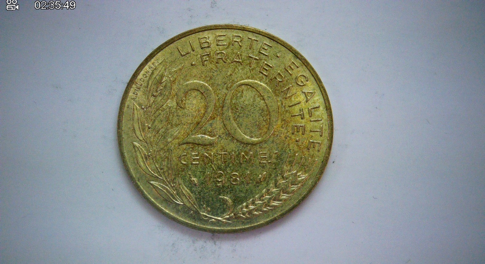 France 1981 20 Centimes Marianne (French Republic) 20 centimes Coin