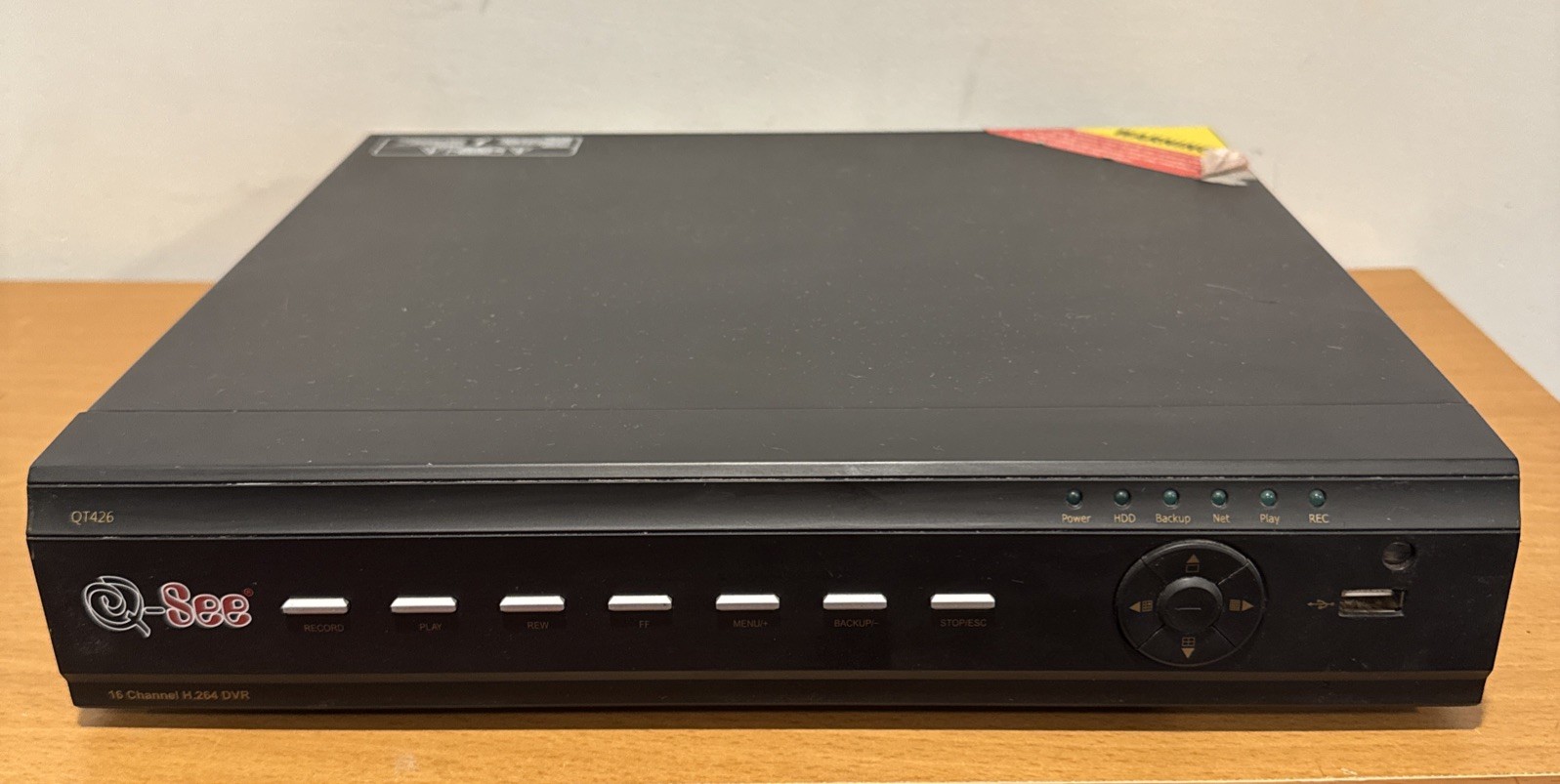 Q-See QT426 16 Channel H.264 DVR Security Video Recorder NOT TESTED, AS-IS READ