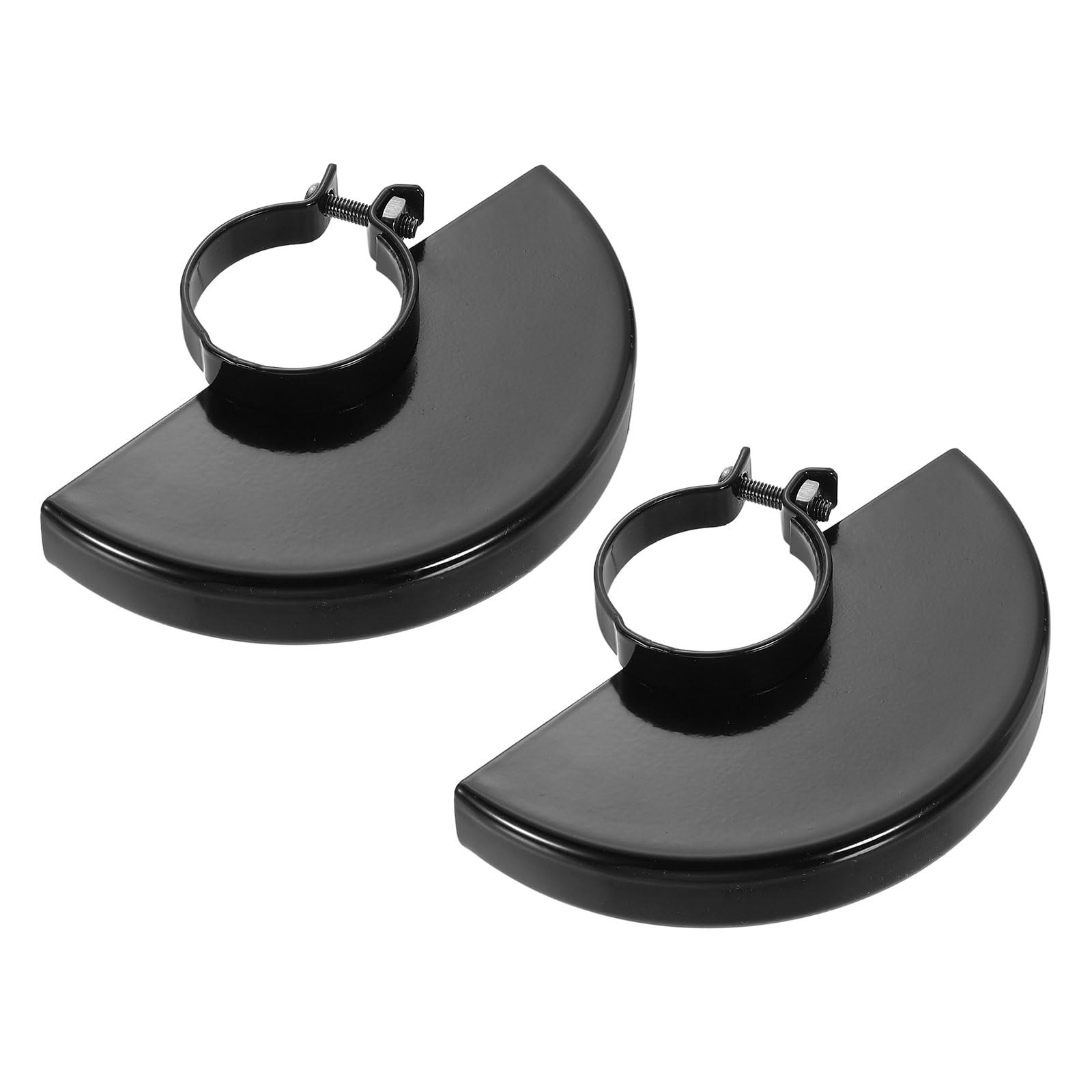 uxcell 2pcs Grinder Guard 5" 135mm Dia Metal Angle 135mm, Black