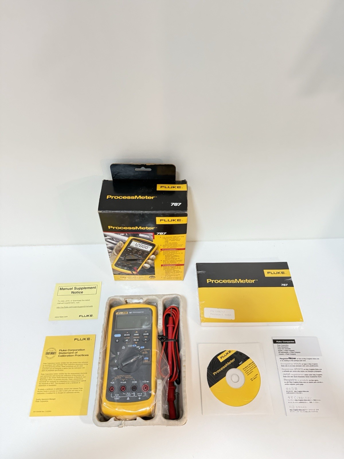FLUKE 787 PROCESSMETER SHIPS FAST - FREE SHIPPING RARE