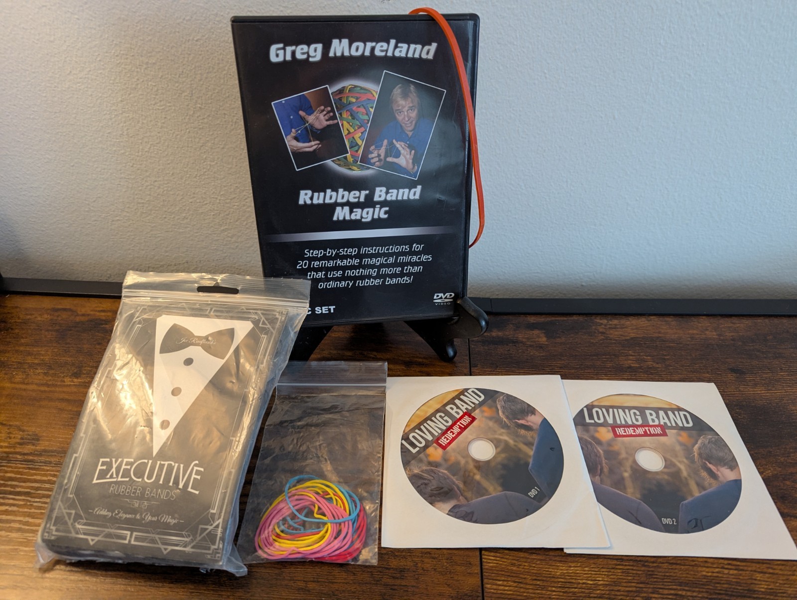 Rubber Band Magic Set, DVDs and Professional Rubber Bands