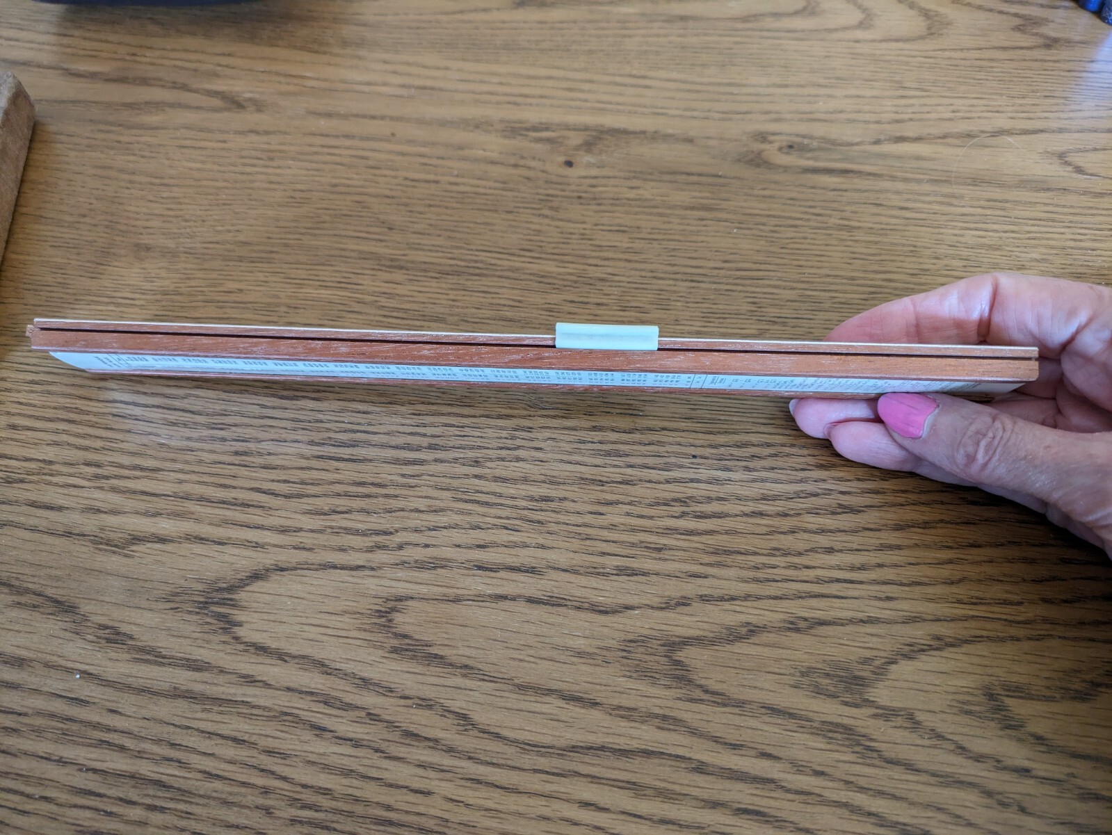 Vintage THE UNIQUE SLIDE RULE with Original Box