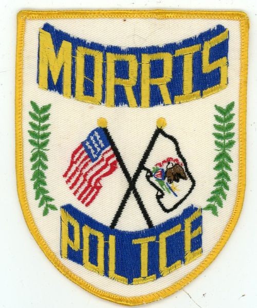 ILLINOIS IL MORRIS POLICE NICE SHOULDER PATCH SHERIFF
