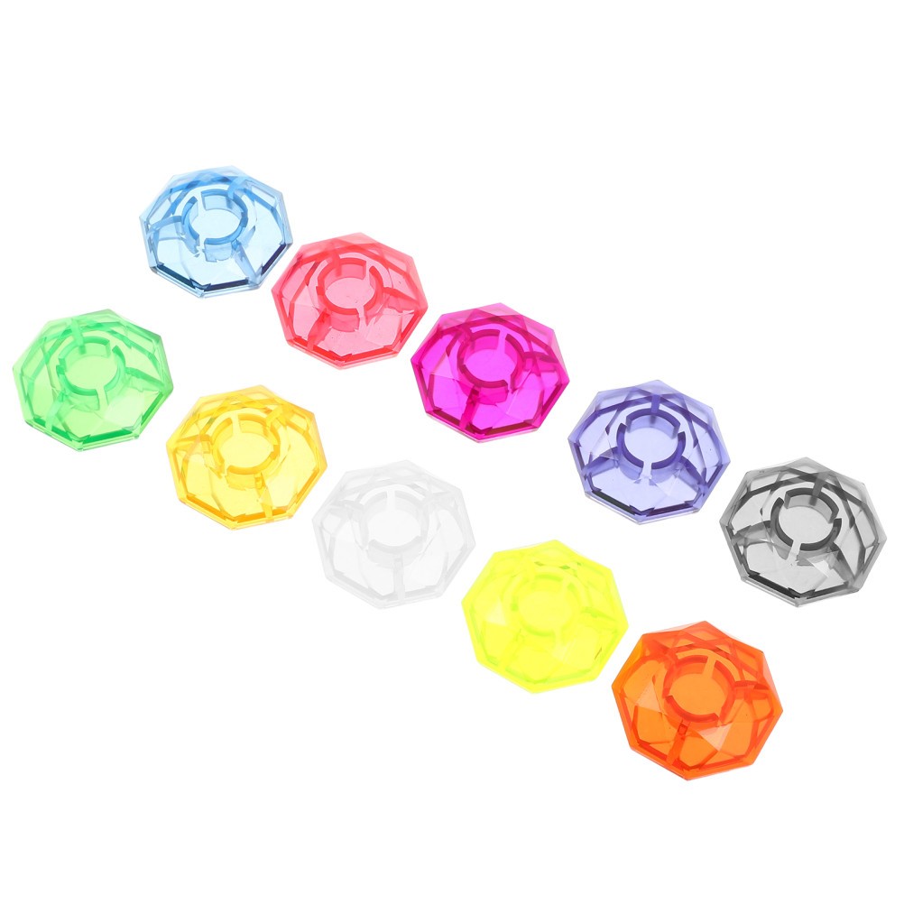 10Pcs Plastic Guitar Effects Pedal Caps Footswitch Covers Lightweight Durable