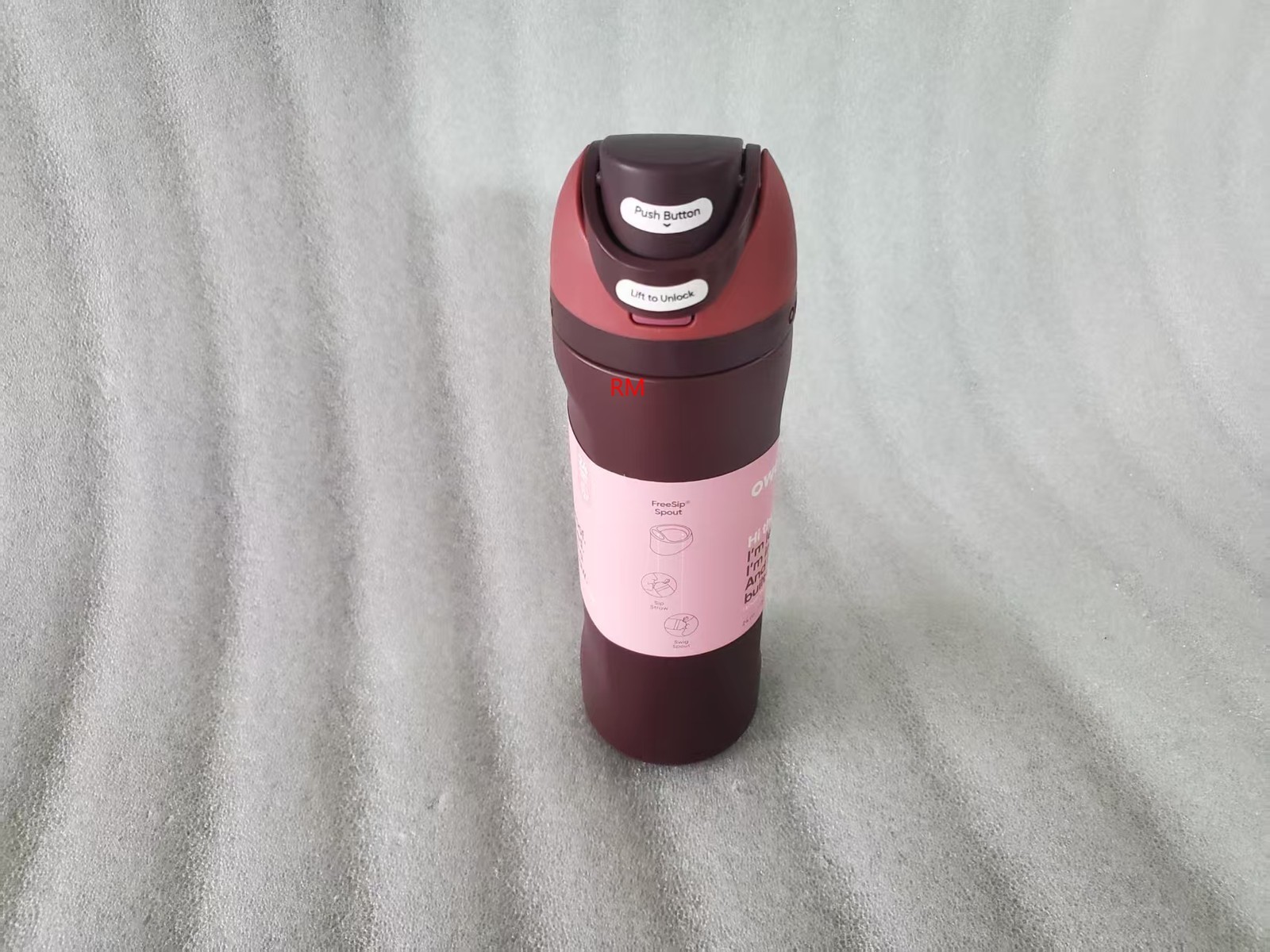 Owala Poinsettia 24ozFreeSip Water Bottle 2025 Holiday Limited Collection Brand