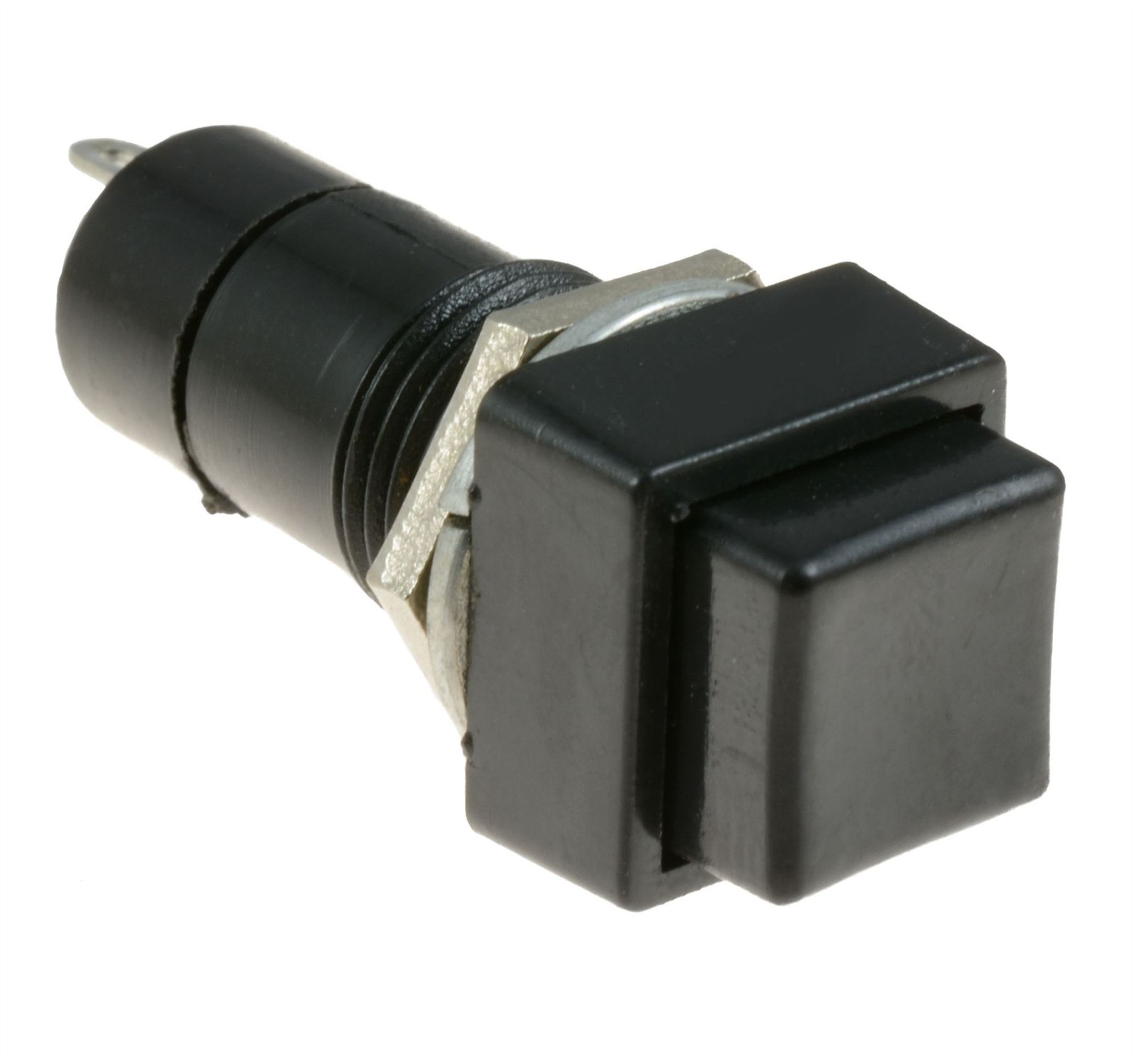 Black Square Actuator Off(On) Momentary Switch SPST