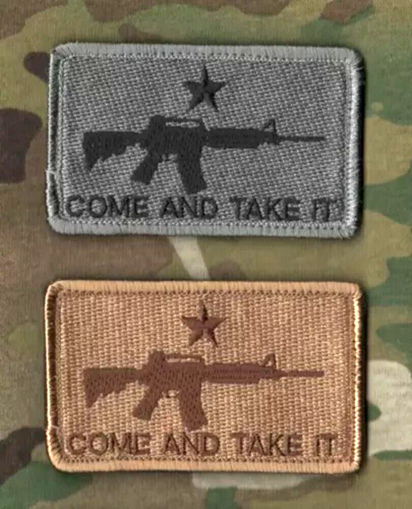 ISAF KANDAHAR CJSOTF-A ODA SAS 3" vêlkrö 2-PATCH: MOLON LABE (Come and Take It)