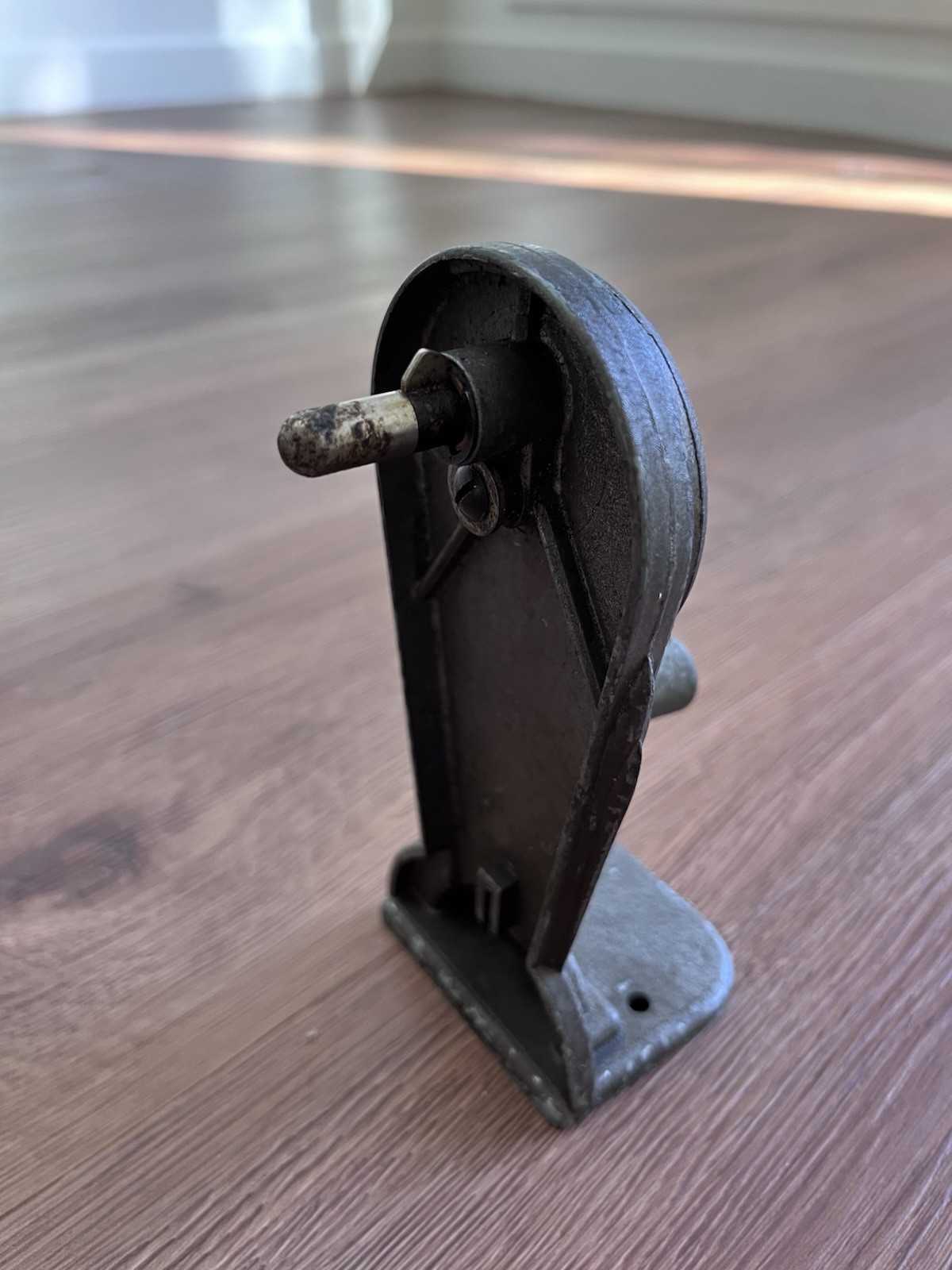 Vintage Mechanical Wizard Chicago Pencil Sharpener BASE ONLY 1900-1920 Cast-Iron