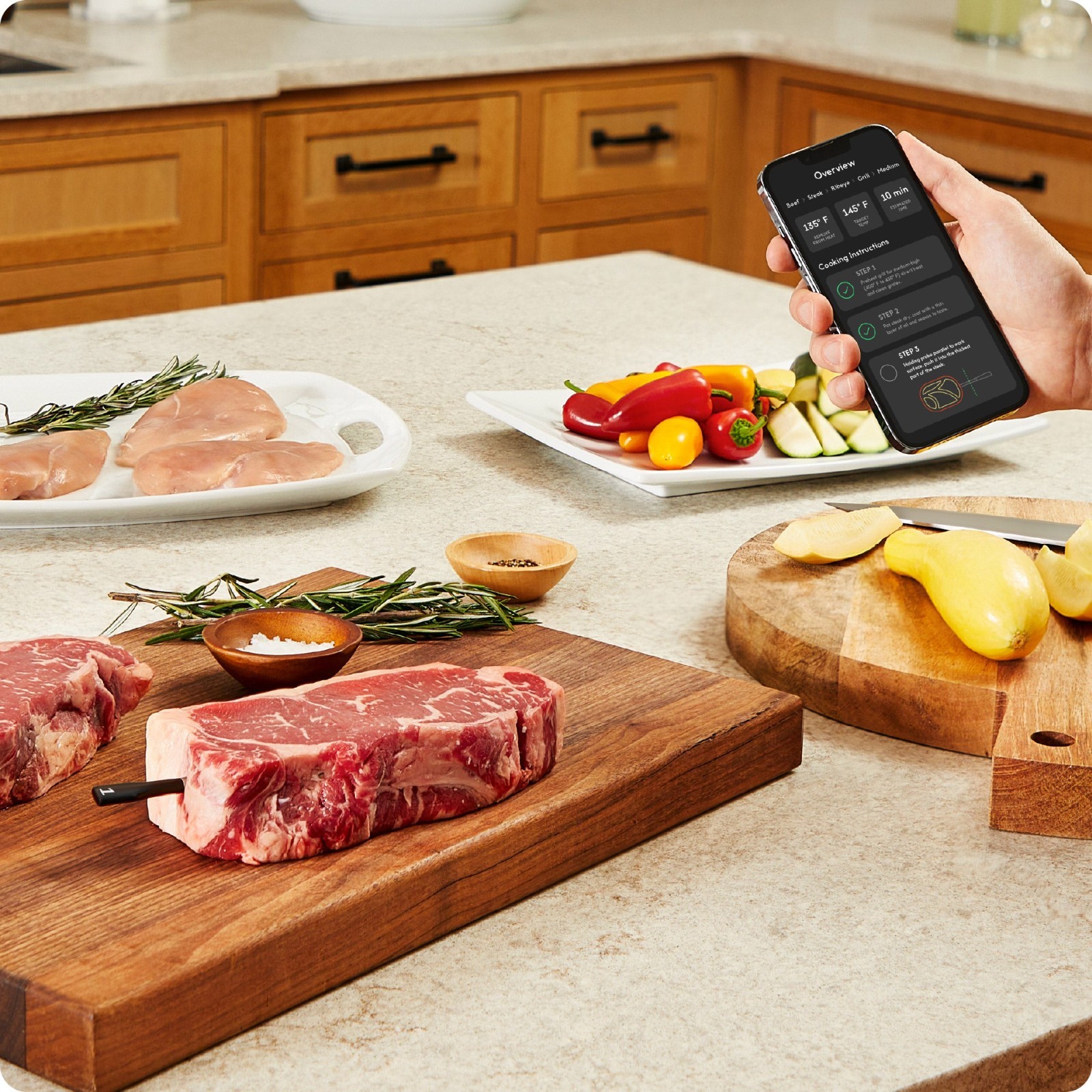 Chef iQ 2-Pack Wireless Smart Thermometer Set
