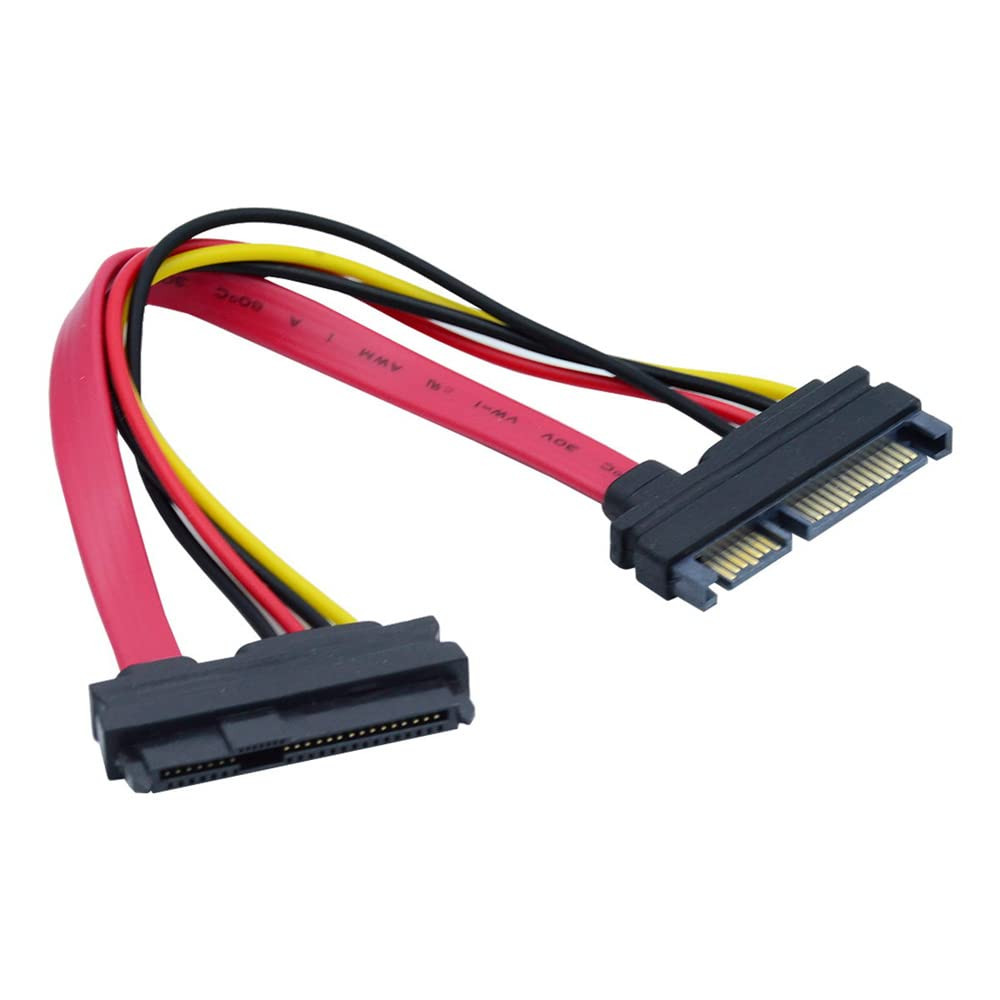 SFF-8482 SAS 29 Pin to SATA 22Pin Hard Disk Drive Raid Extension Cable with 15 P