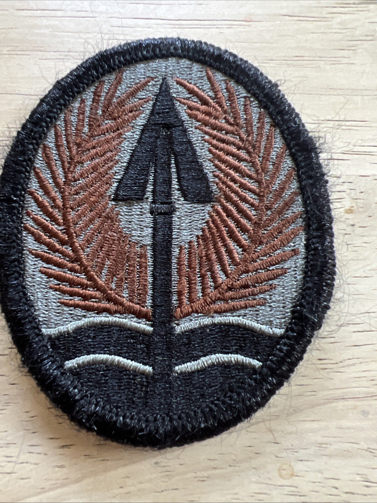 MILITARY PATCH US ARMY HOOK AND LOOP MULTINATIONAL CORPS COLORED WREATH
