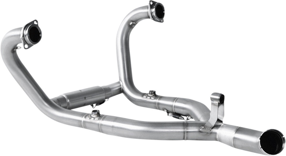AKRAPOVIC E-B12R8 2-Into-1 Headpipe - Stainless Steel