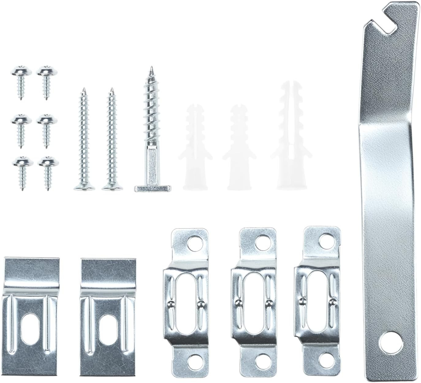 Frame Lock Security Hanging Kit with T-Head Screws - 25 Pack, Theft Protection f