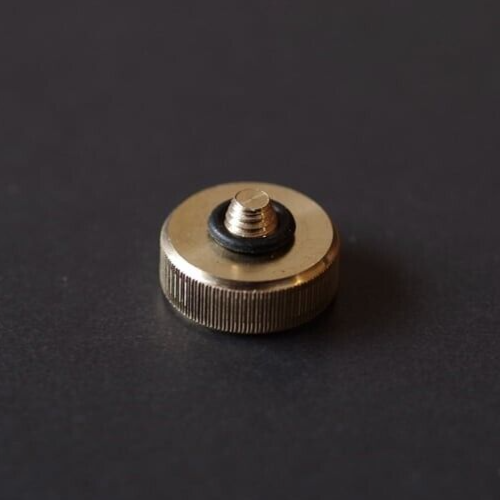 NANIGASHI Shutter Release Button Brass Base finish Large Made in Japan