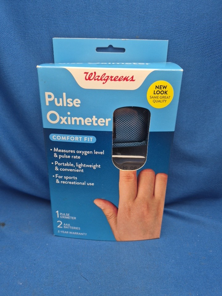 Walgreens Pulse Oximeter With O2 level, Pulse Rate- Portable
