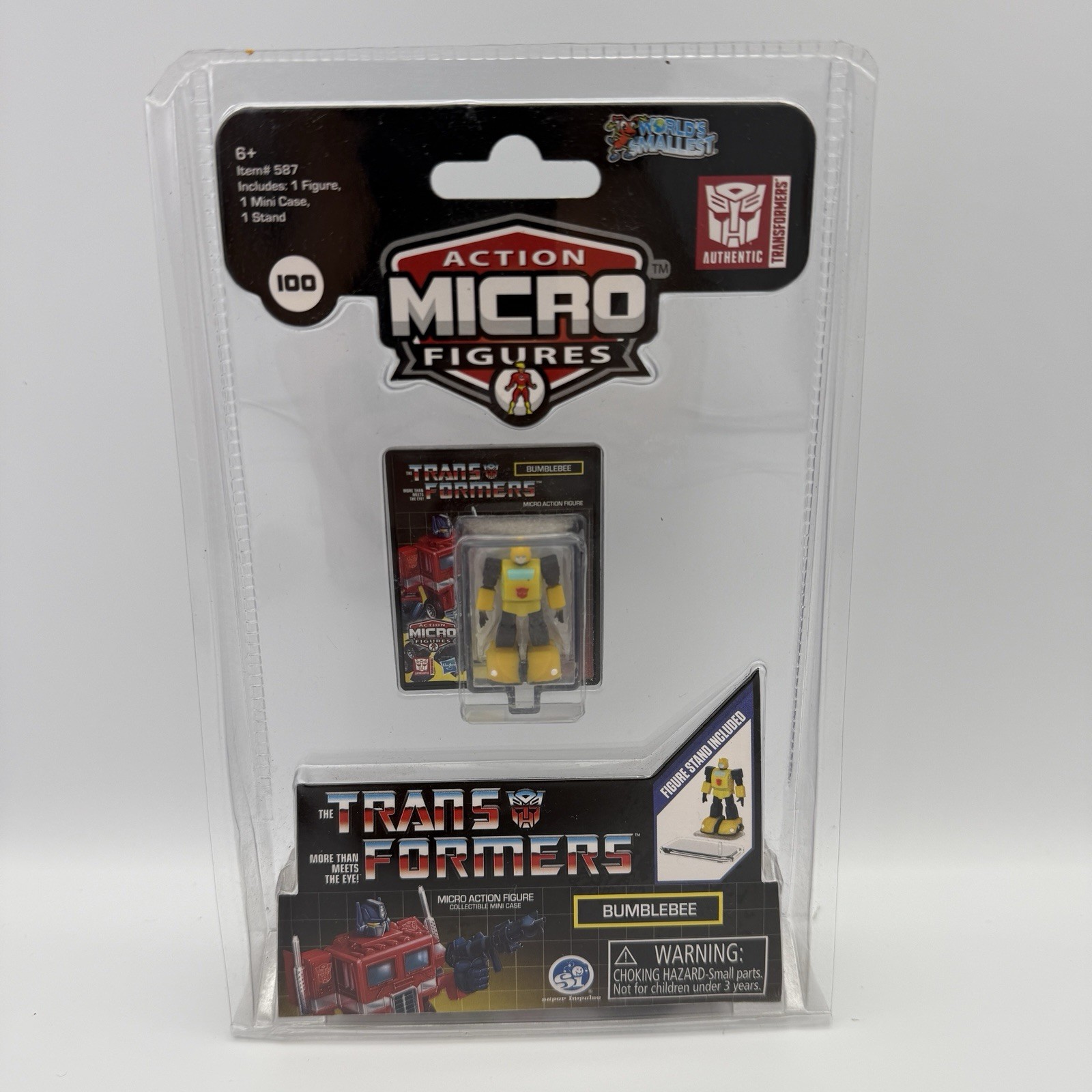 World's Smallest Transformers Bumblebee Micro Action Figure Super Impulse SEALED