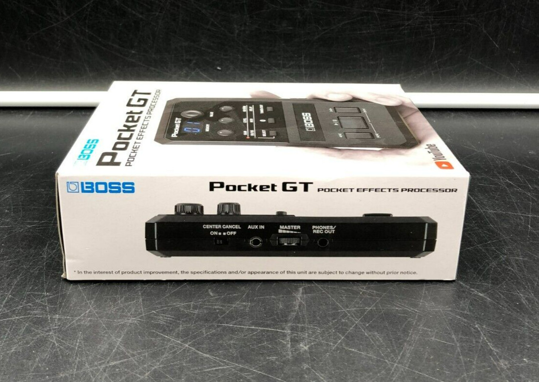 Boss Pocket GT Amp Pocket Effects Processor - NEW OPEN BOX