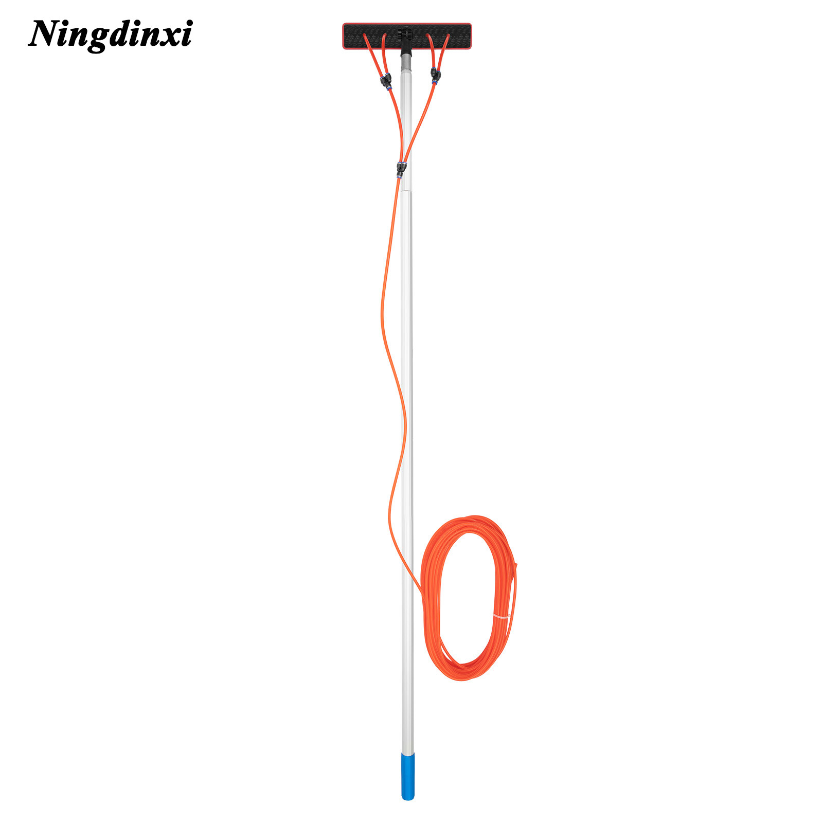 26FT Pole Cleaning Water Fed Brush Tool For Outdoor And Indoor Glass Surfaces