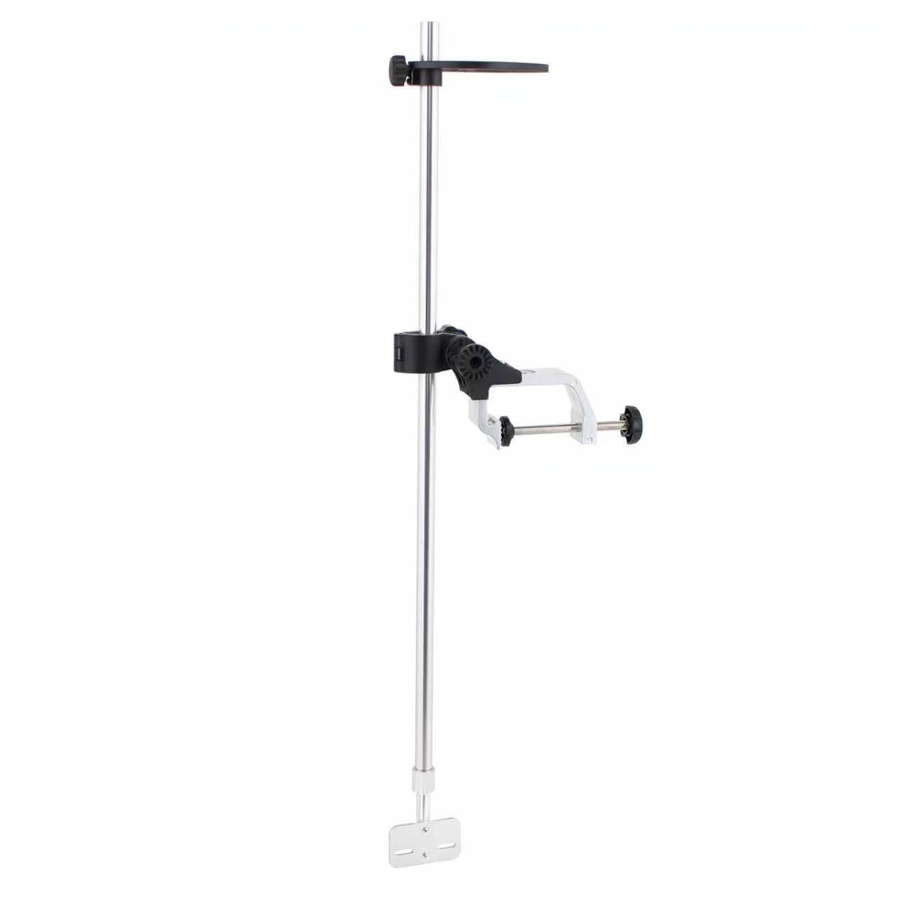 Telescopic Transducer Pole Mount Portable 360 Degree Adjustable 3.31inch Clamp