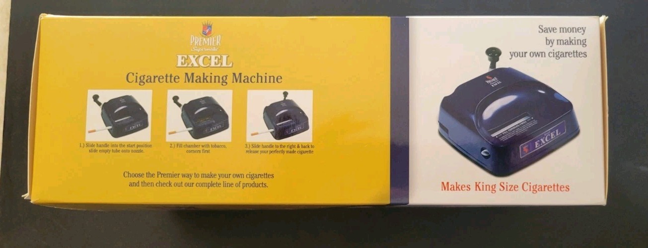 PREMIER Supermatic EXCEL Cigarette Maker Rolling Making Tobacco Injector Machine