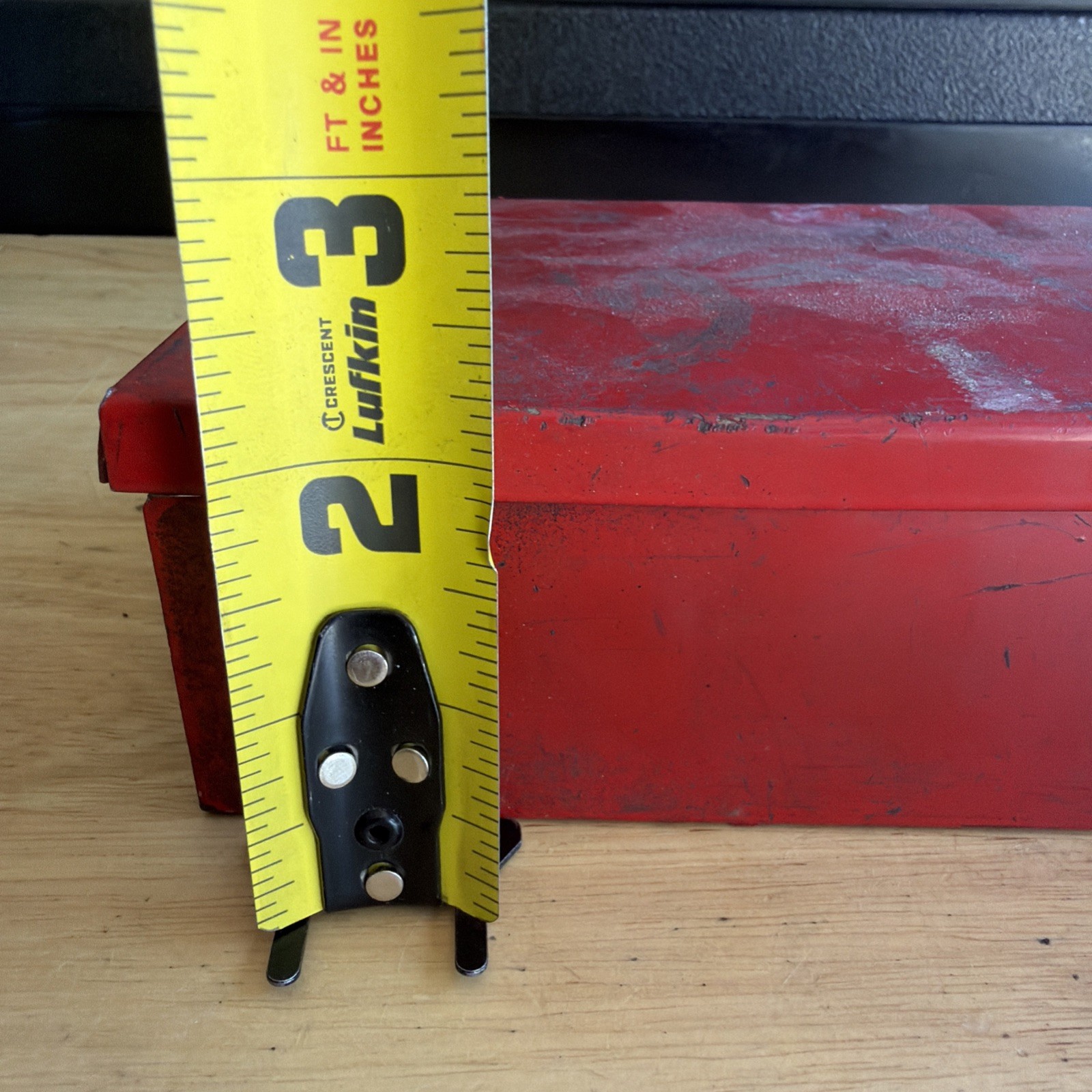 Williams Tools Metal Socket Case ONLY for 1/4" Drive Socket Set Red WSM-1 USA