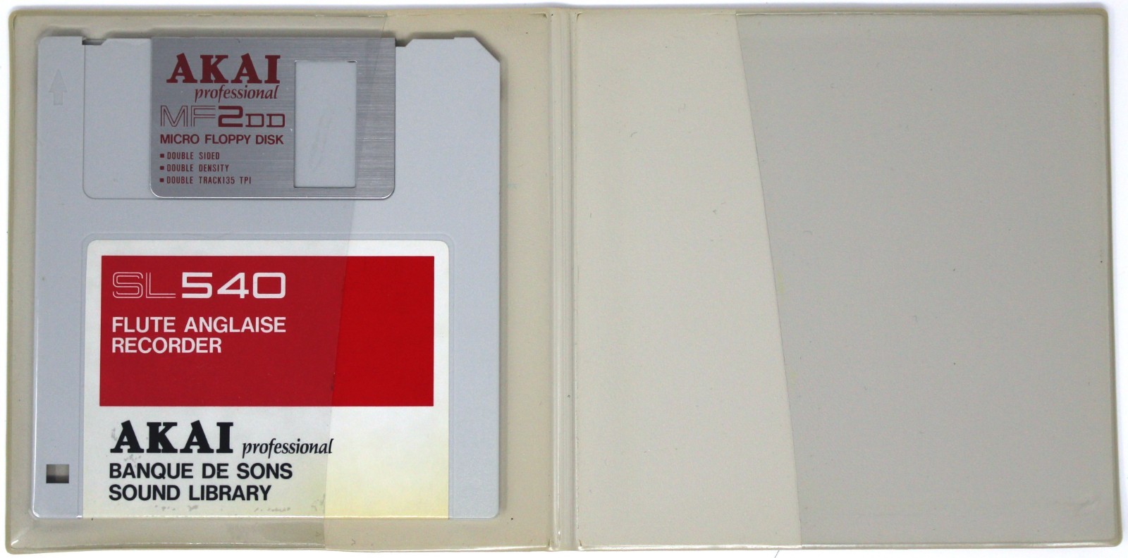 Akai SL540 Recorder S900 Format Floppy Disk Banque De Sons