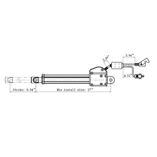 Kaidi Motor Linear Actuator Model KDYJT006-20 for Recliner Couch Lift Chairs
