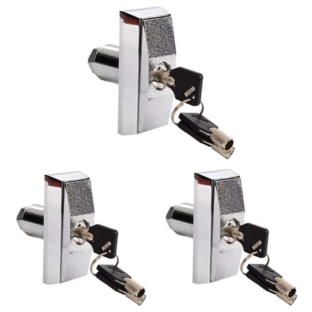 3 Vending Machine T Handle Lock Water Vending Snack machine Keyed Alike